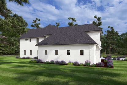 Modern Transitional House Plan #425-00061 Elevation Photo