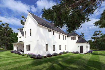 Modern Transitional House Plan #425-00061 Elevation Photo