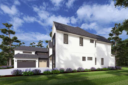 Modern Transitional House Plan #425-00061 Elevation Photo