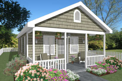 Cottage House Plan #1502-00029 Elevation Photo