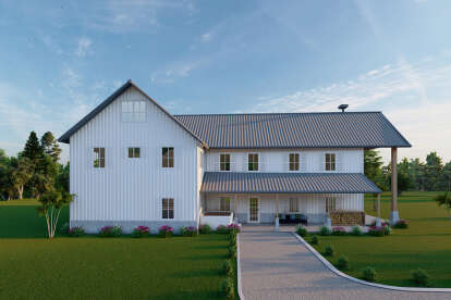 Barn House Plan #625-00030 Elevation Photo