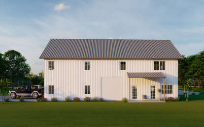 Barn House Plan #625-00030 Elevation Photo