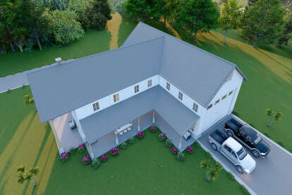 Barn House Plan #625-00030 Elevation Photo