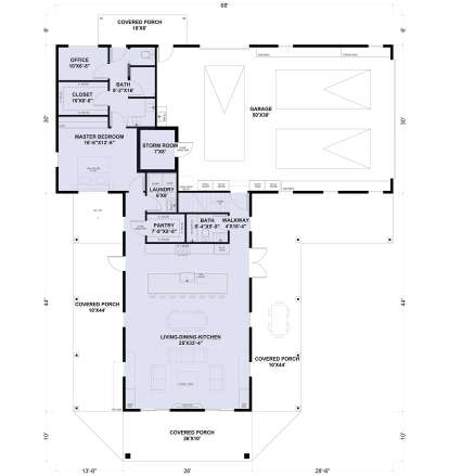 Main Floor  for House Plan #625-00030