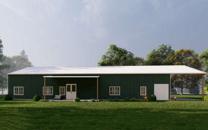 Barn House Plan #625-00031 Elevation Photo