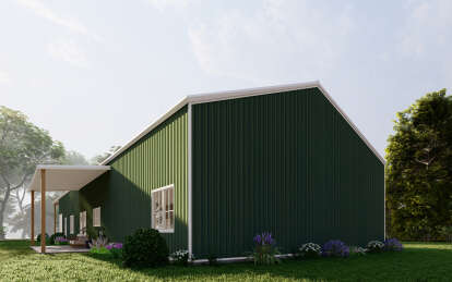 Barn House Plan #625-00031 Elevation Photo