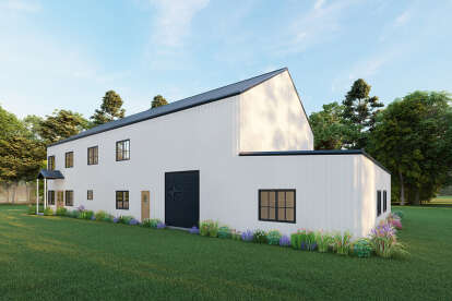 Barn House Plan #625-00032 Elevation Photo