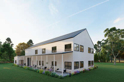 Barn House Plan #625-00032 Elevation Photo