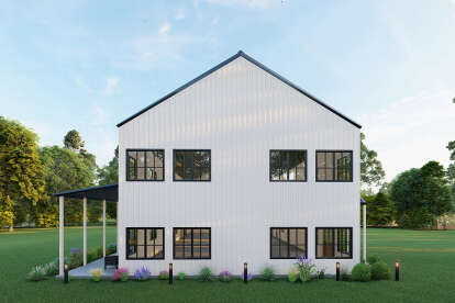 Barn House Plan #625-00032 Elevation Photo