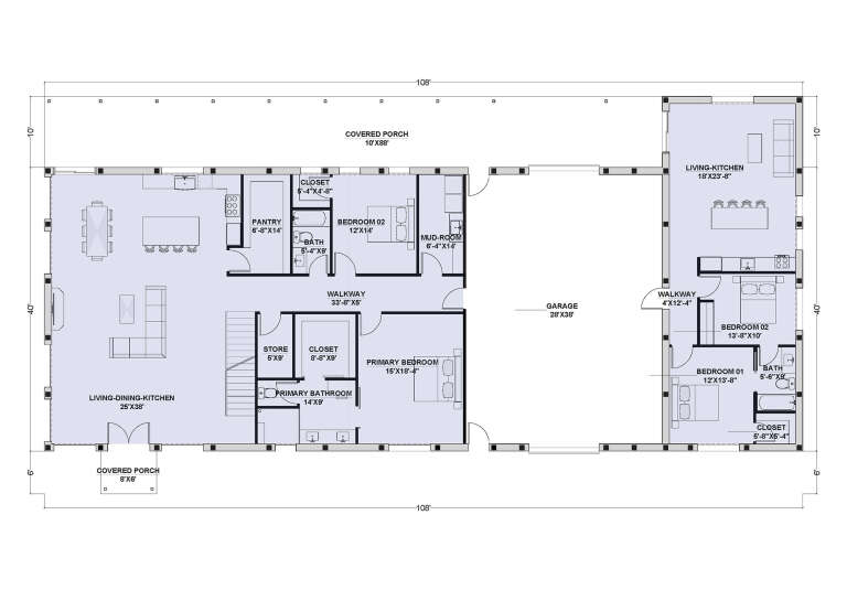 House Plan House Plan #32195 Drawing 1