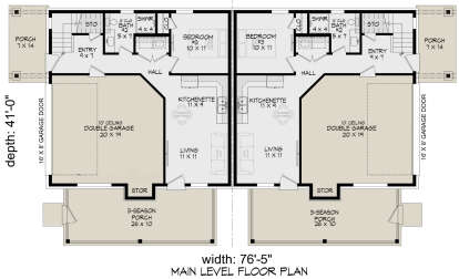 First Floor for House Plan #940-01220