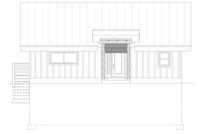 Modern House Plan #940-01221 Elevation Photo