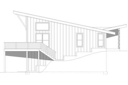 Modern House Plan #940-01221 Elevation Photo