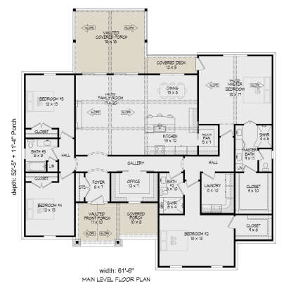 Main Floor  for House Plan #940-01223