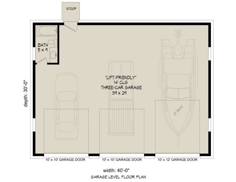 House Plan House Plan #32201 Drawing 1