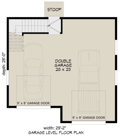 Garage Floor for House Plan #940-01225