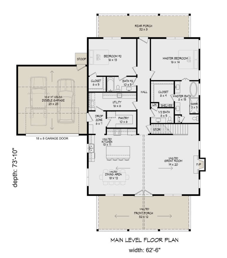 House Plan House Plan #32203 Drawing 1