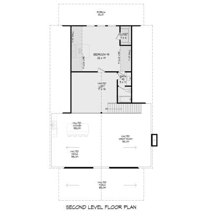 Second Floor for House Plan #940-01226