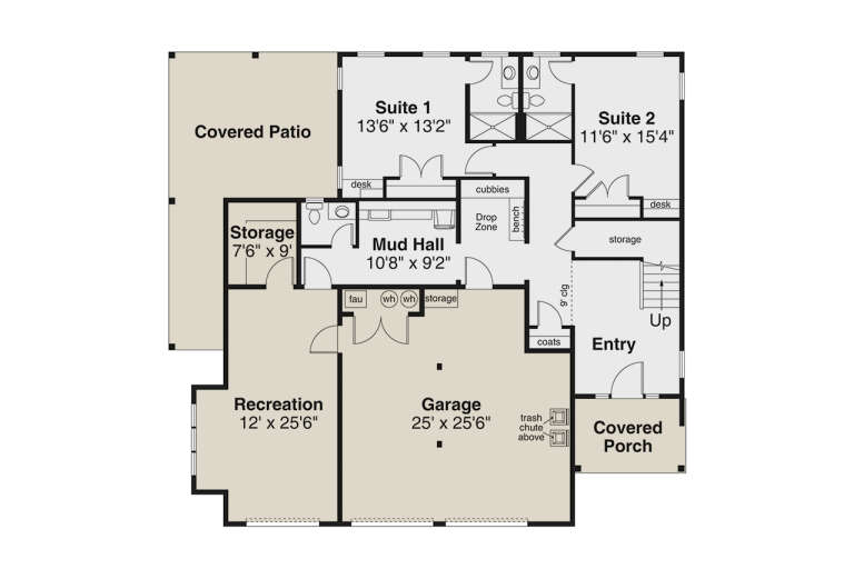 House Plan House Plan #32207 Drawing 1