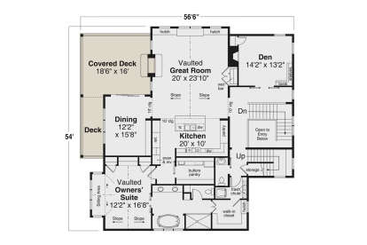 Floorplan2 for House Plan #035-01111
