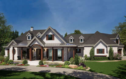 Craftsman House Plan #5445-00541 Elevation Photo