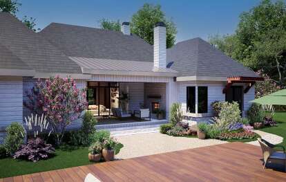 Craftsman House Plan #5445-00541 Elevation Photo