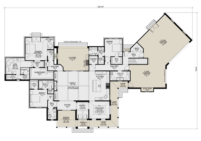 House Plan House Plan #32208 Drawing 1
