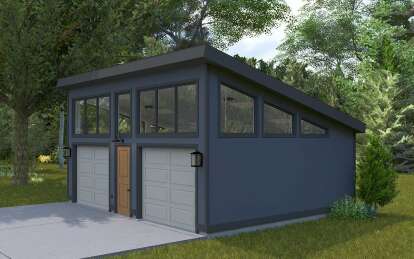 Modern House Plan #2802-00333 Elevation Photo