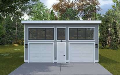 Modern House Plan #2802-00333 Elevation Photo