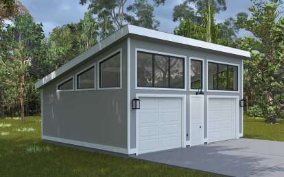 Modern House Plan #2802-00333 Elevation Photo