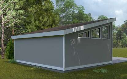 Modern House Plan #2802-00333 Elevation Photo