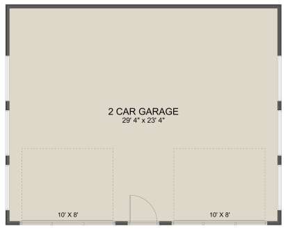 Garage Floor for House Plan #2802-00333
