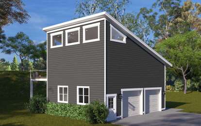 Modern House Plan #2802-00334 Elevation Photo