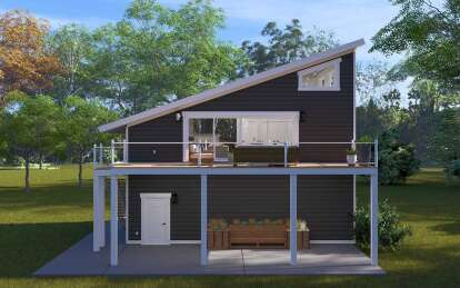 Modern House Plan #2802-00334 Elevation Photo