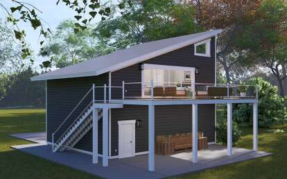 Modern House Plan #2802-00334 Elevation Photo