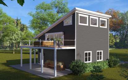 Modern House Plan #2802-00334 Elevation Photo