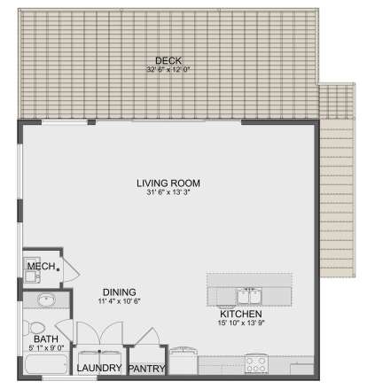 Second Floor for House Plan #2802-00334