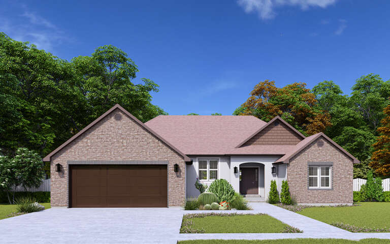 House Plan House Plan #32213 Front Elevation 