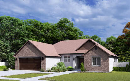 Traditional House Plan #2802-00336 Elevation Photo