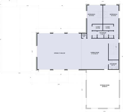 Second Floor for House Plan #625-00033