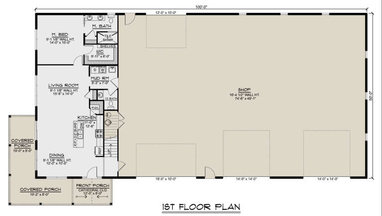 House Plan House Plan #32218 Drawing 1