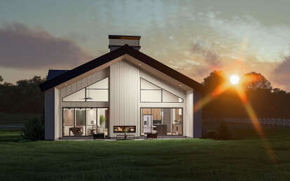 Barn House Plan #963-01086 Elevation Photo