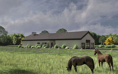 Barn House Plan #963-01086 Elevation Photo