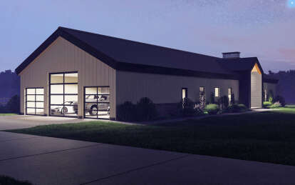 Barn House Plan #963-01086 Elevation Photo