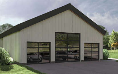 Barn House Plan #963-01086 Elevation Photo