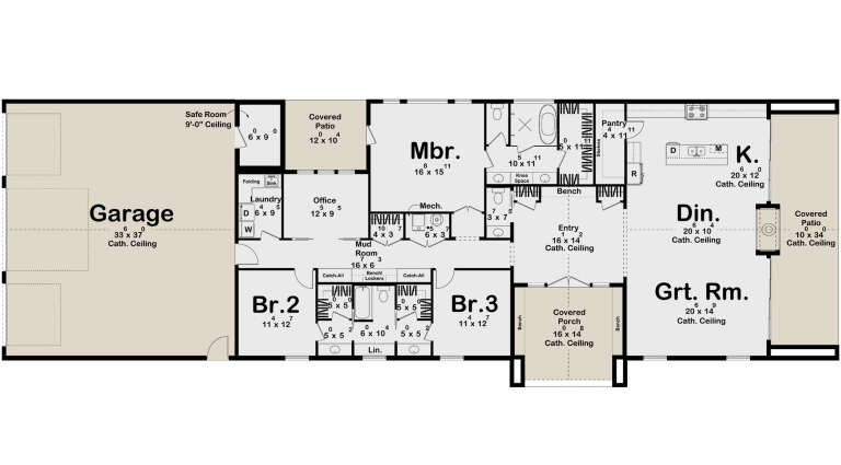House Plan House Plan #32219 Drawing 1