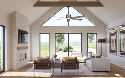 Modern Transitional House Plan #963-01087 Additional Photo