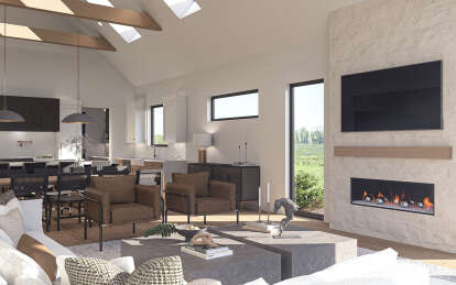 Modern Transitional House Plan #963-01087 Additional Photo
