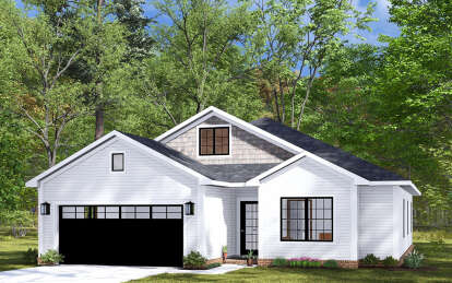 Ranch House Plan #4848-00440 Elevation Photo