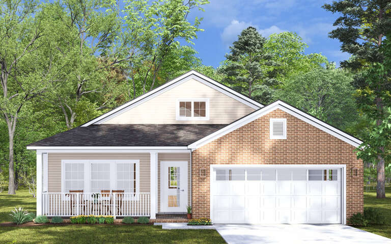 House Plan House Plan #32223 Front Elevation 